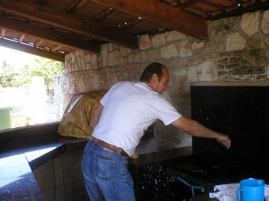 Barbecue in the Apartments Murano Rovinj Croatia 7